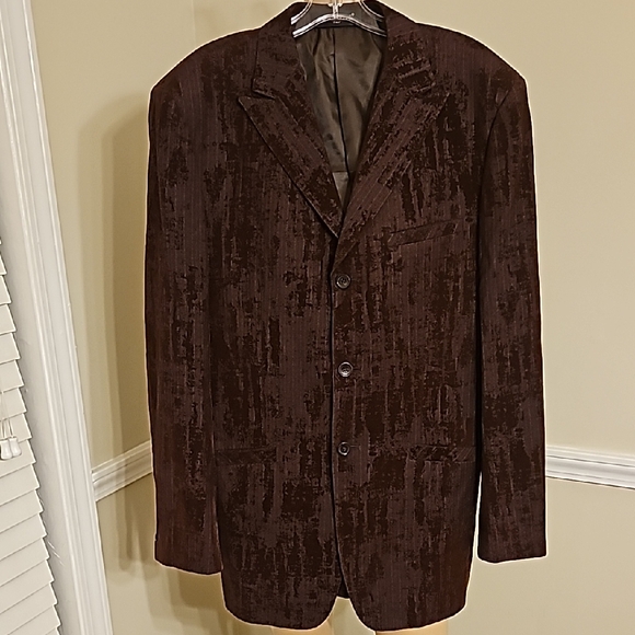 Elegant Chocolate Brown Men's Two Piece Suit